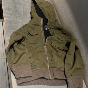 Gap Kids smallOlive Green Hooded Jacket
